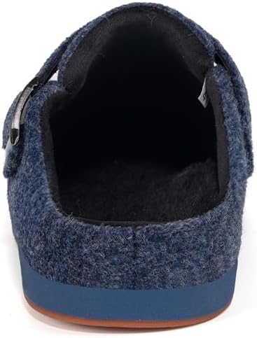 Gaatpot Filzclog Winter Hausschuhe Warme Pantoffeln für Damen Herren,Gr.36-46 37 EU Blau A, 37 EU Bl