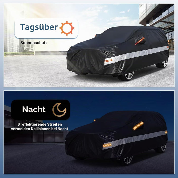 Autoabdeckung SUV Passend für BMW X5 E70/F15/G05（2007-2026） 10 Schichten Vollgarage Auto Abdeckplane