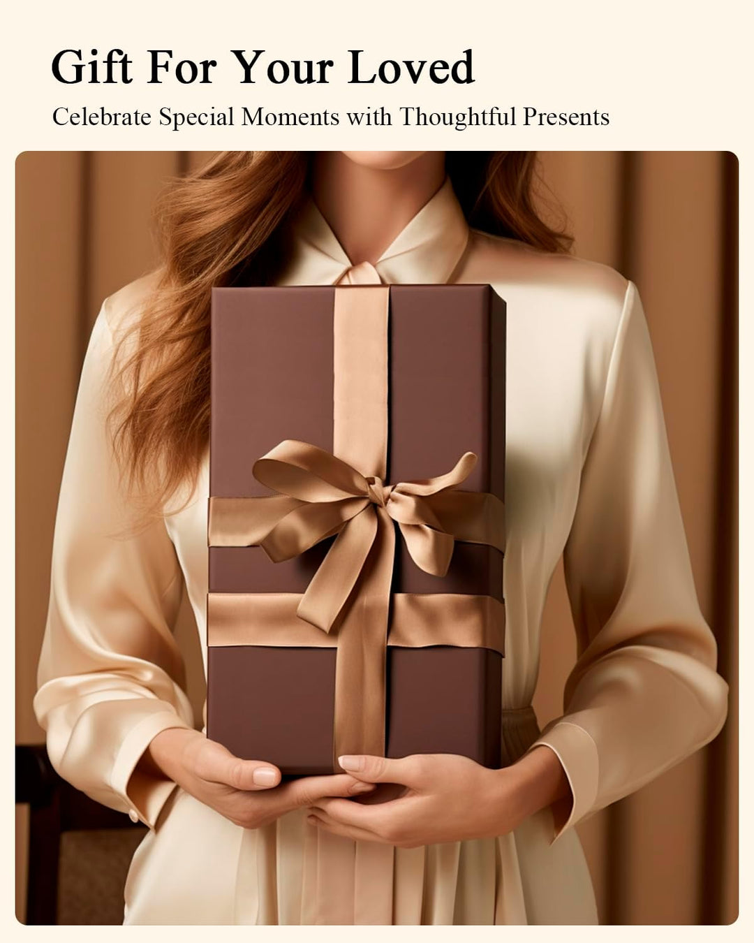 KILHS Uhrenbox mit 10 Fächern, Uhrenkasten mit grossem Glasdeckel, herausnehmbares Uhrenkissen, absc