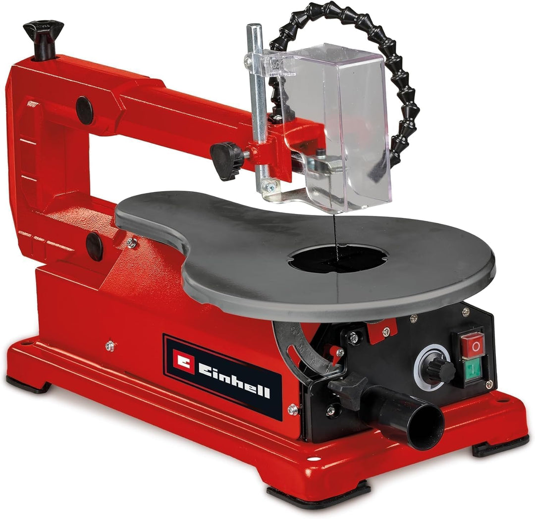 Einhell Dekupiersäge TC-SS 406 E (120 W, 50 mm Schnitthöhe, 47° neigbarer Tisch, variable Drehzahl,