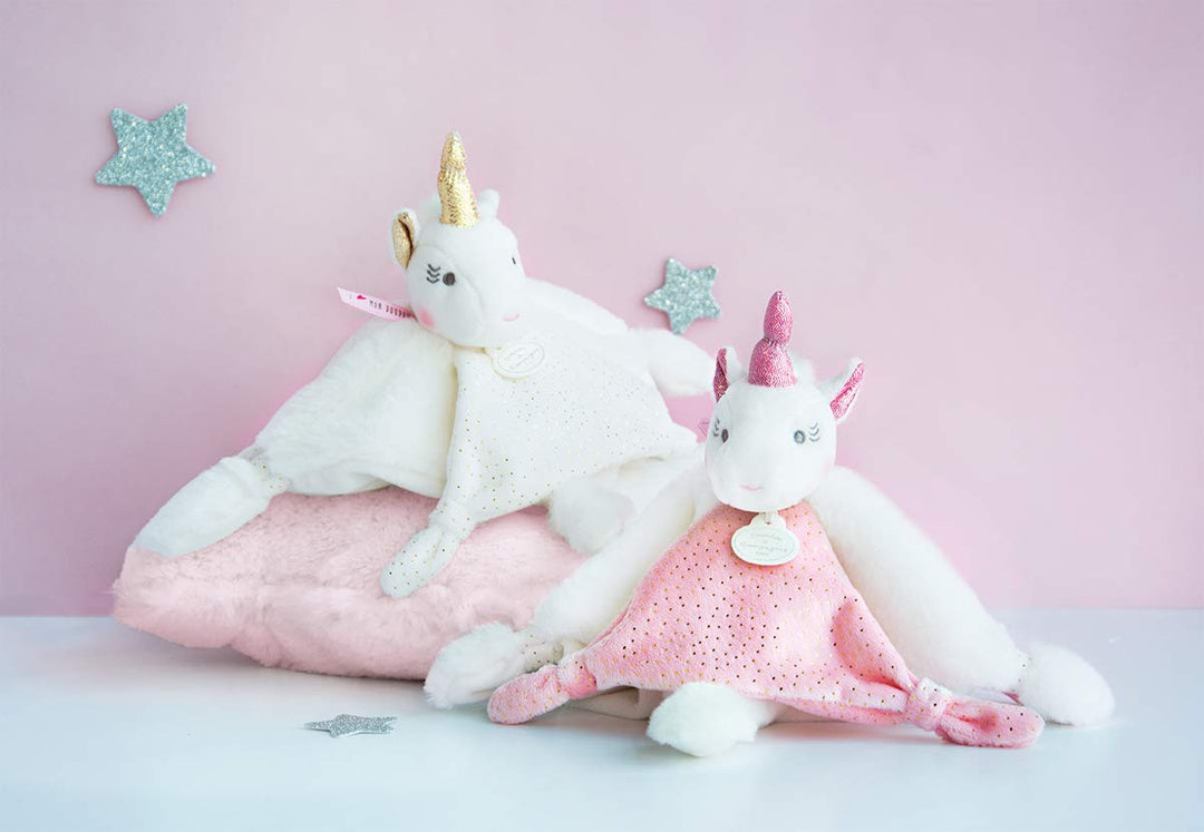 Doudou et Compagnie DC3275 Stofftier, gold, Stück: 1, Rosa, Baby, Rosa