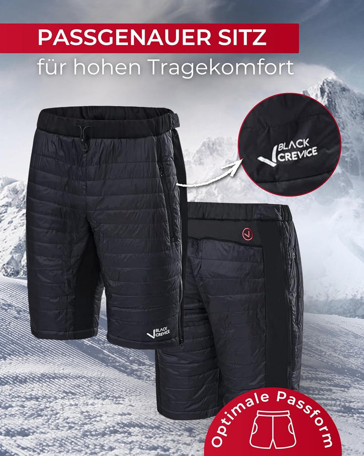 Black Crevice Herren Isolationshose I Ski-Tourenhose Grössen I atmungsaktive Herren-Skihose I elasti
