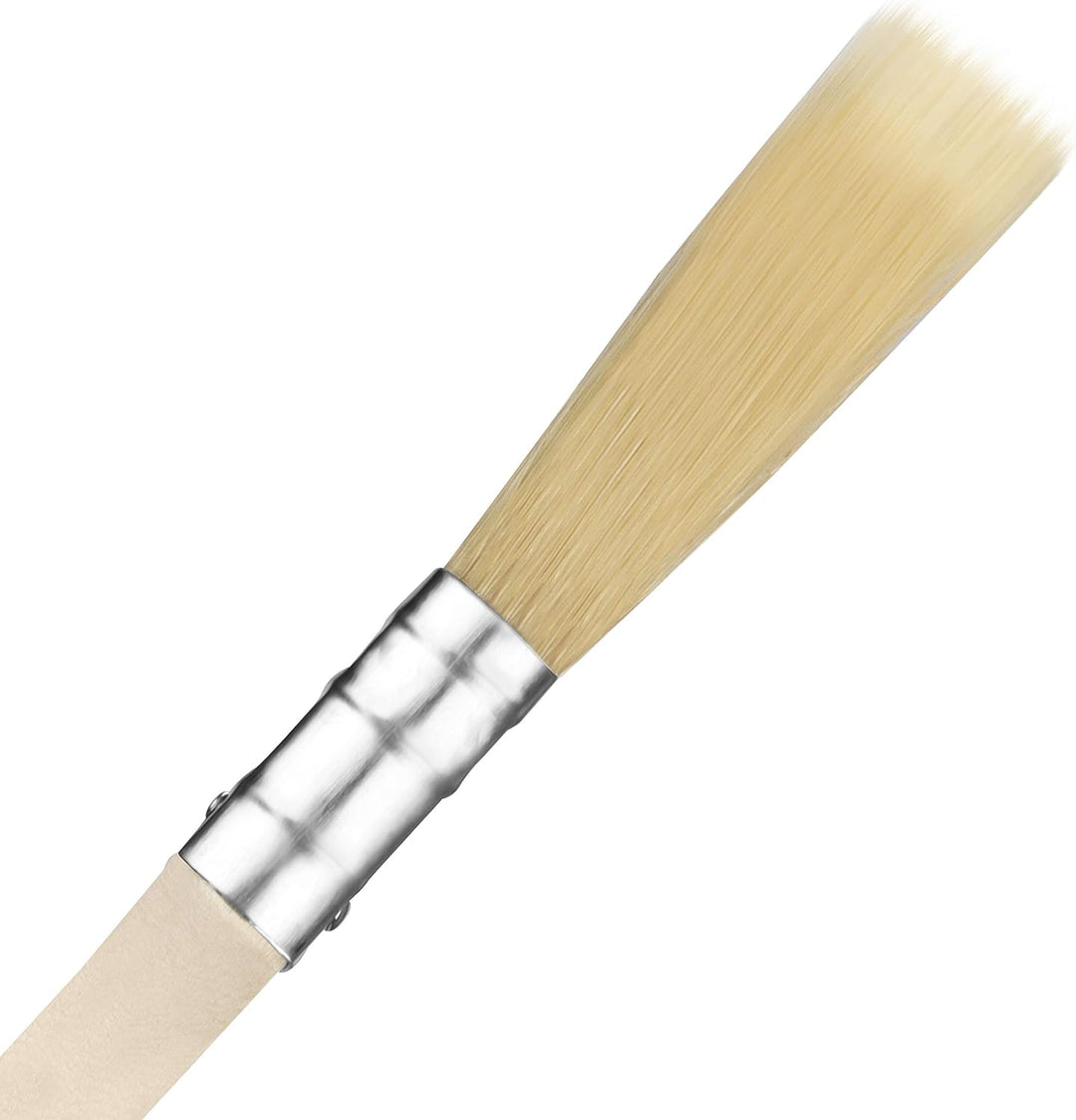 Kurtzy Pinselset (48 STK) – 3,81 cm Profi Malerpinsel mit Holzgriff, Pinsel Set für Farben, Lack, Be