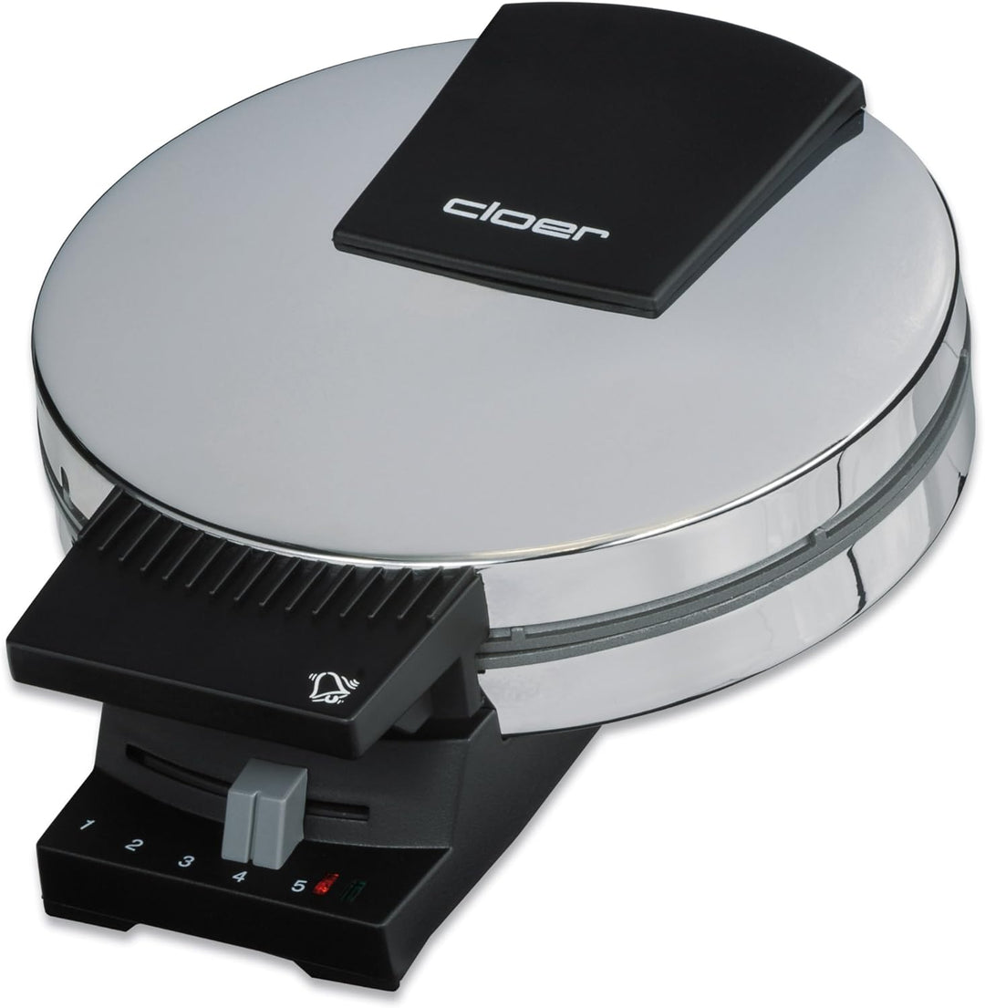 Cloer 285 Hörncheneisen für hauchdünne, knusprige Hörnchen / 800 W/Backfläche 15 cm Durchmesser/schw