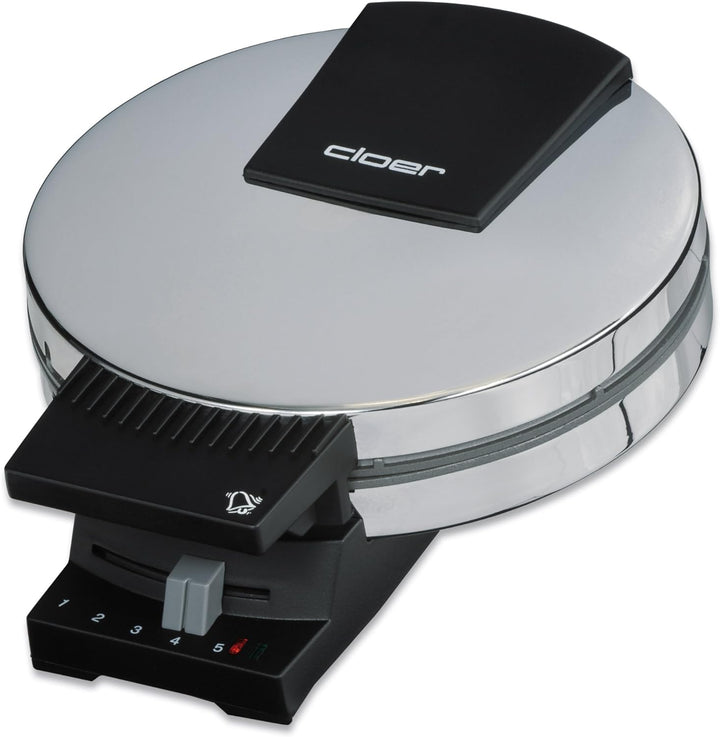 Cloer 285 Hörncheneisen für hauchdünne, knusprige Hörnchen / 800 W/Backfläche 15 cm Durchmesser/schw