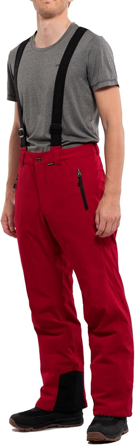 ICEPEAK Herren Stepphose Herren Freiberg 50 Burgunder, 50 Burgunder