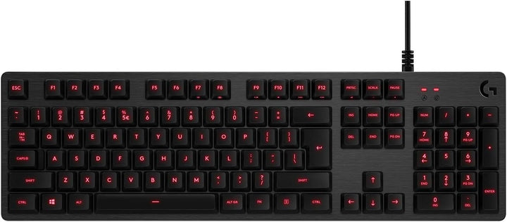 Logitech G413 Mechanische Gaming-Tastatur, Taktile Romer-G Switches, Gebürstetes Aluminiumgehäuse, P