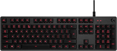 Logitech G413 Mechanische Gaming-Tastatur, Taktile Romer-G Switches, Gebürstetes Aluminiumgehäuse, P