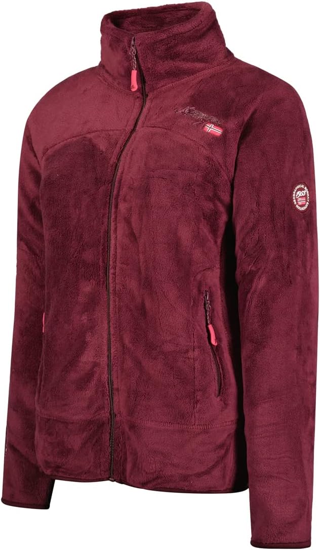 Geographical Norway Upaline Lady - Fleecejacke Damen Fine Frauen Warm Fermetur Zip - Jacke Fleece He