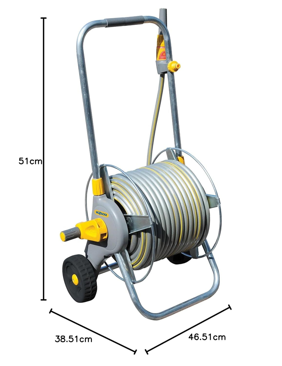 60 m Montierter Metall-Schlauchwagen mit 30 m Schlauch für Profis 1 Standard, 1 Standard