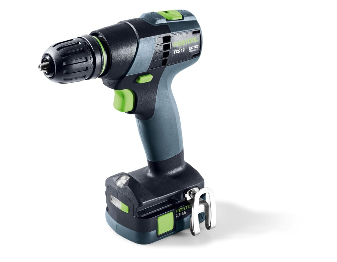 Festool Akku-Bohrschrauber TXS 12 2,5-Plus 576873 (Bohrschrauber Bohrer Werkstatt Holzbohrer Stahlbo