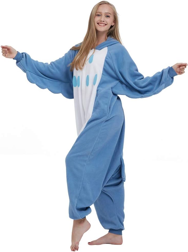 SAMGU Adult Pyjama Cosplay Tier Onesie Body Nachtwäsche Kleid Overall Animal Sleepwear Erwachsene Bl
