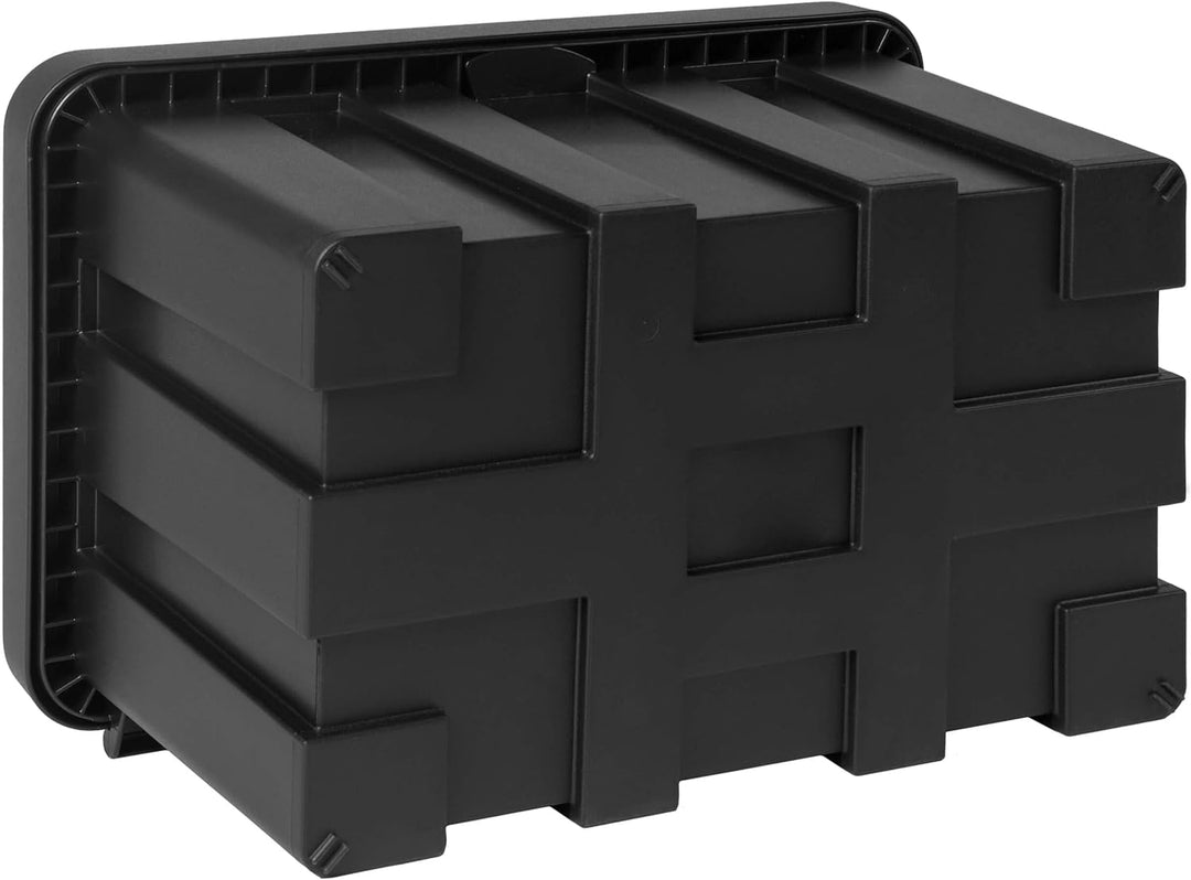LKW Staukasten aus Kunststoff 500x350x300mm 30 ltr, Edelstahlhaus Werkzeugkasten, Unterbaubox für Nu