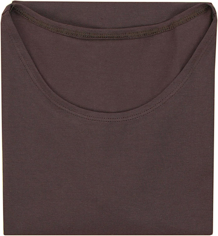 Damen Shirt 3/4 Arm mit Rundhals S Hellbraun, S Hellbraun