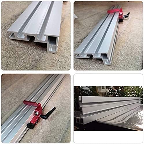 Gehrungsschiene, 75 Typ 800MM T-Schienen,Aluminium-T-Nut, DIY T-Nut Gehrungsschienenlehre, Holzbearb