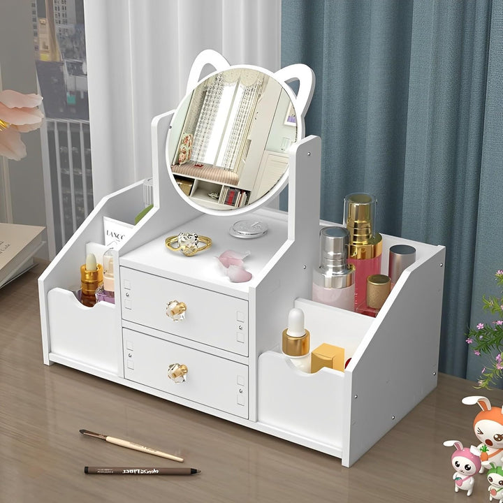 Make Up Organizer,Cosmetic Organizer,Make Up Organizer mit Schubladen,Schminktisch Mit spiegeln Kosm