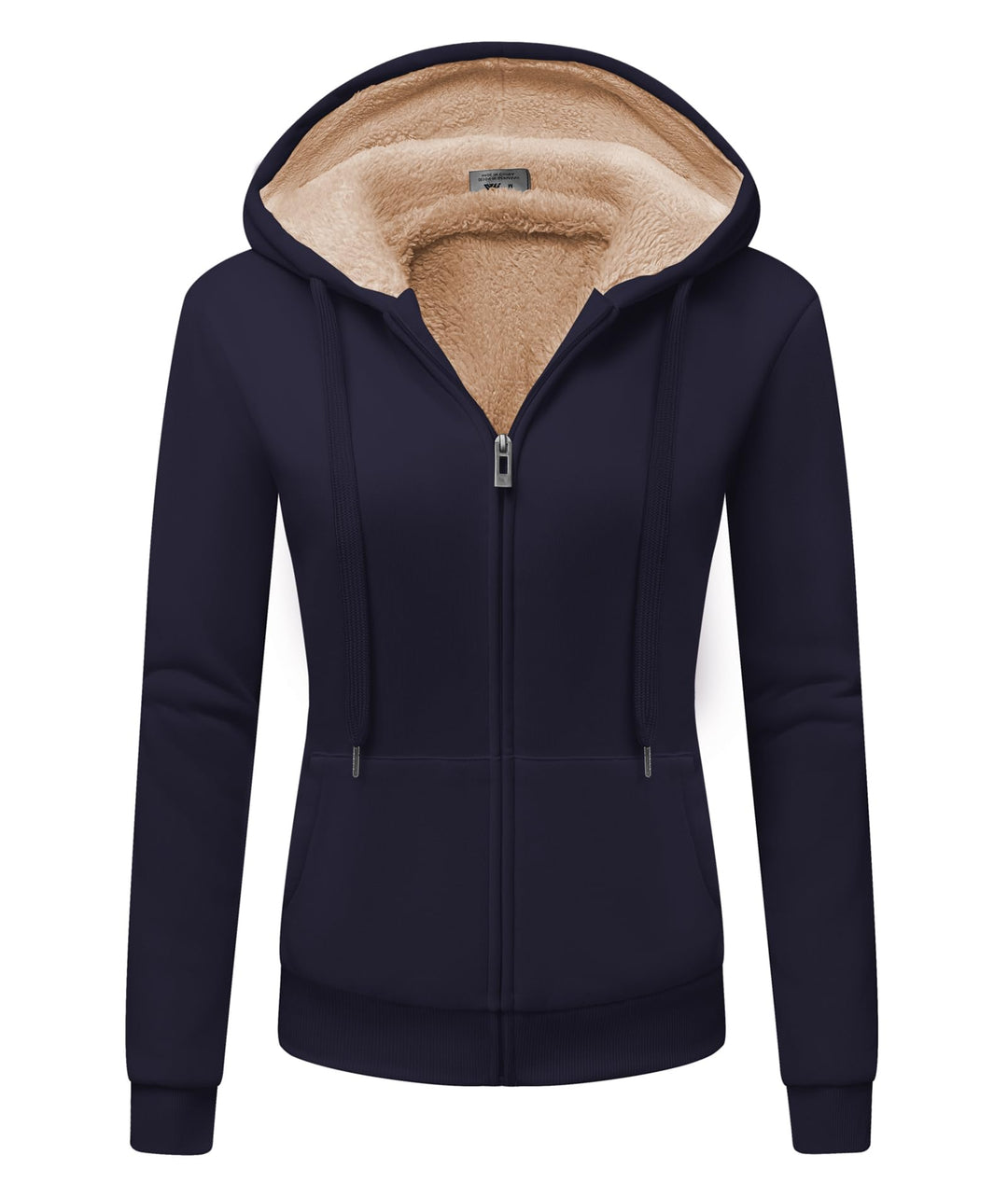 igeekwell Damen Fleecejacke mit Kapuze Warm Hoodie Jacke Damen Sweatjacke mit Teddyfutter Damen Outd