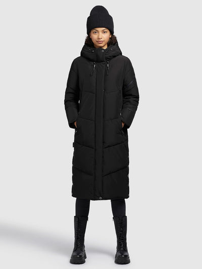 khujo Damen Steppmantel Sonje 5 XS Schwarz, XS Schwarz