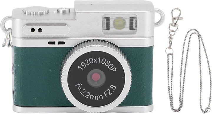 1080P Retro Kamera, Schlüsselanhänger Digital kameras, Kompakte Kleine Kamera, Unterstützt 128 GB Ka