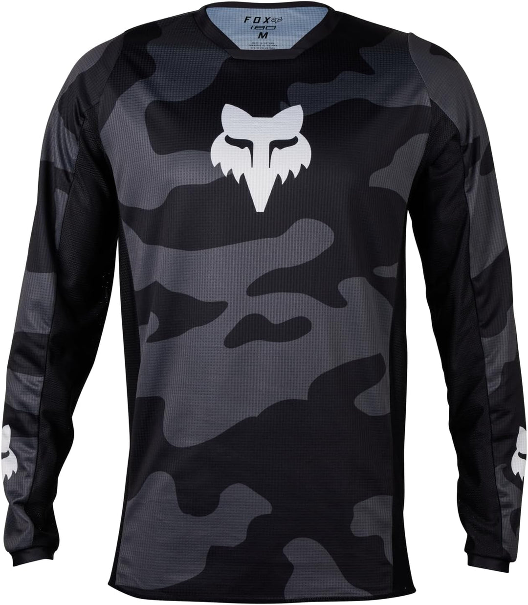 Fox Racing Men's 180 Bnkr Motocross Jersey Schwarz M, Schwarz M