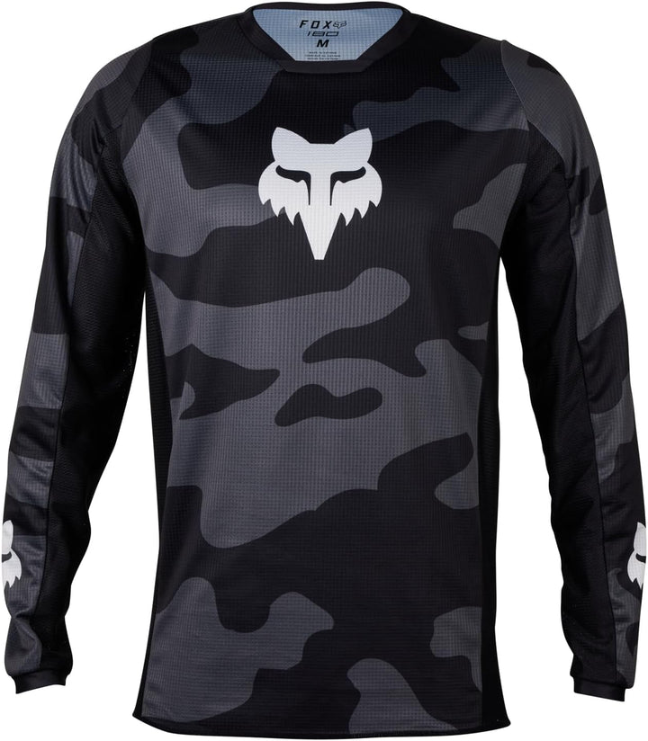 Fox Racing Men's 180 Bnkr Motocross Jersey Schwarz M, Schwarz M