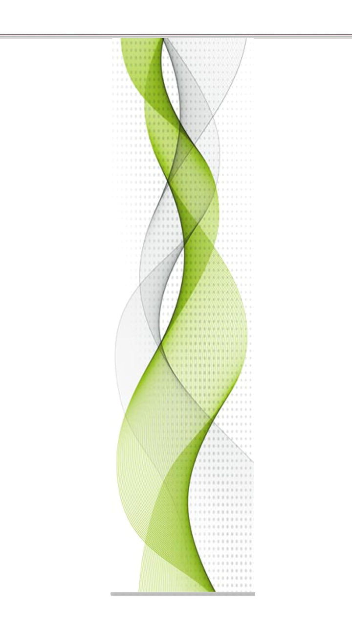 Home fashion OPALIA, Polyester, apfelgrün, 245x60 cm