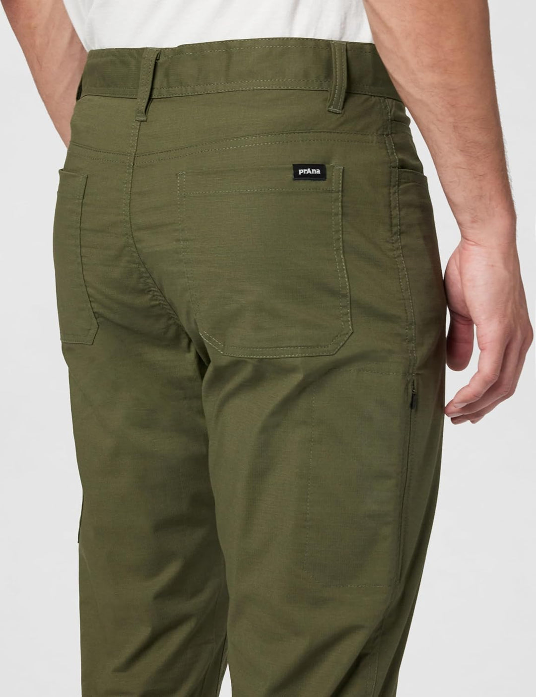 Prana Herren Double Peak Hose 28W / 32L Cargo Green, 28W / 32L Cargo Green