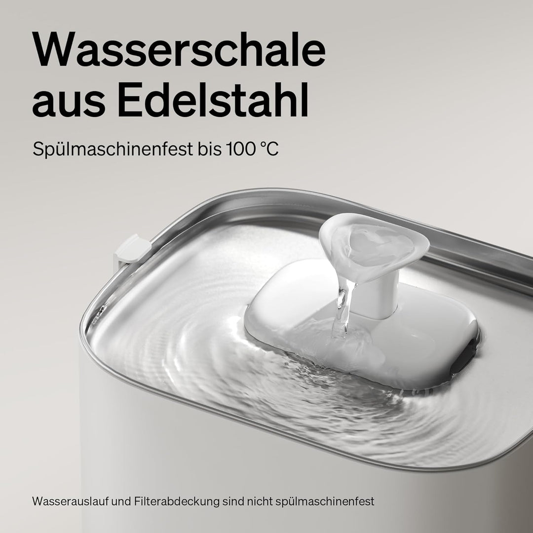 PETLIBRO Upgrade Katzenbrunnen - Kabelloser Trinkbrunnen für Katze mit App-Überwachung, 3L/101oz Doc