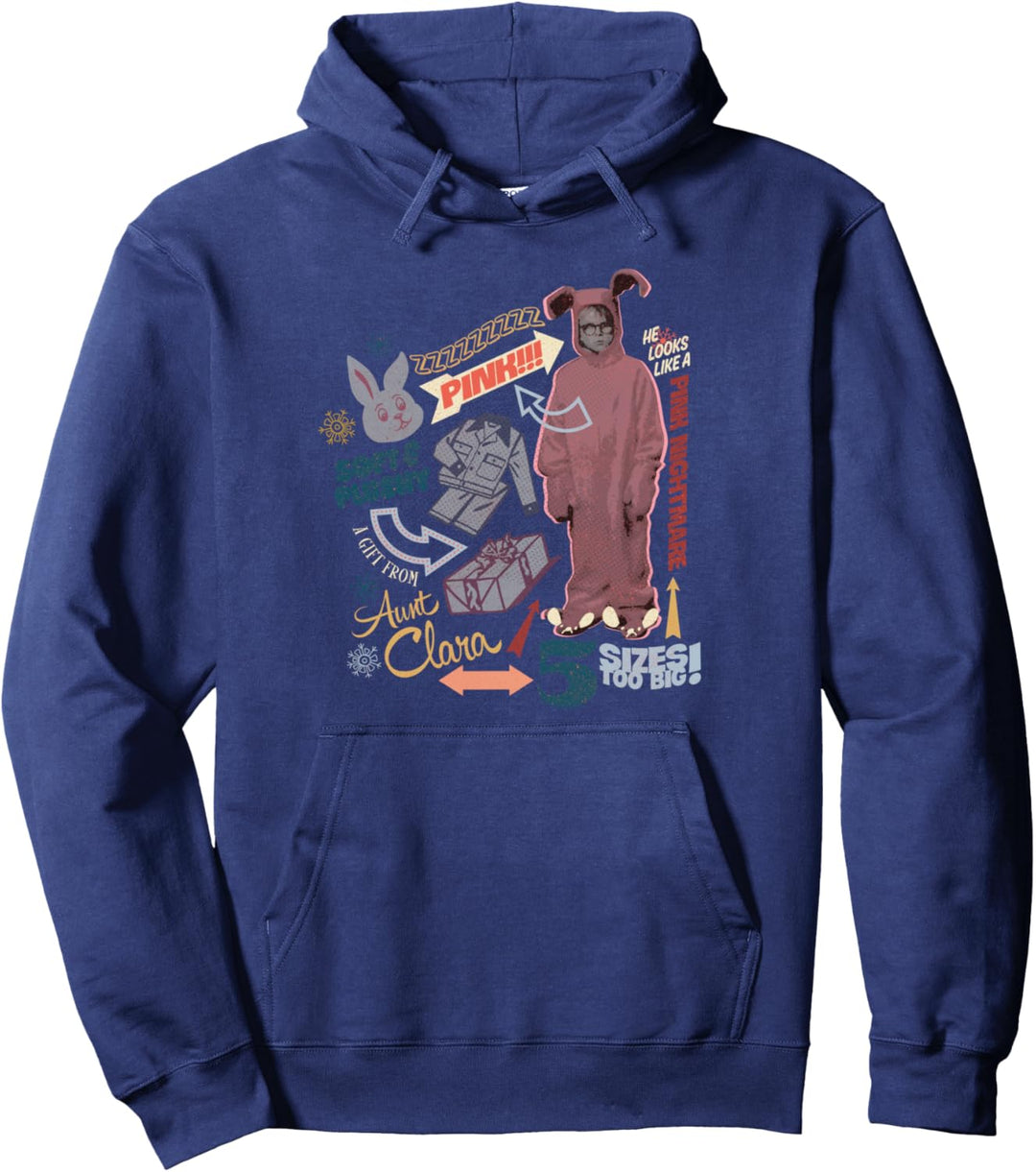 A Christmas Story Pink Nightmare Weihnachten Pullover Hoodie