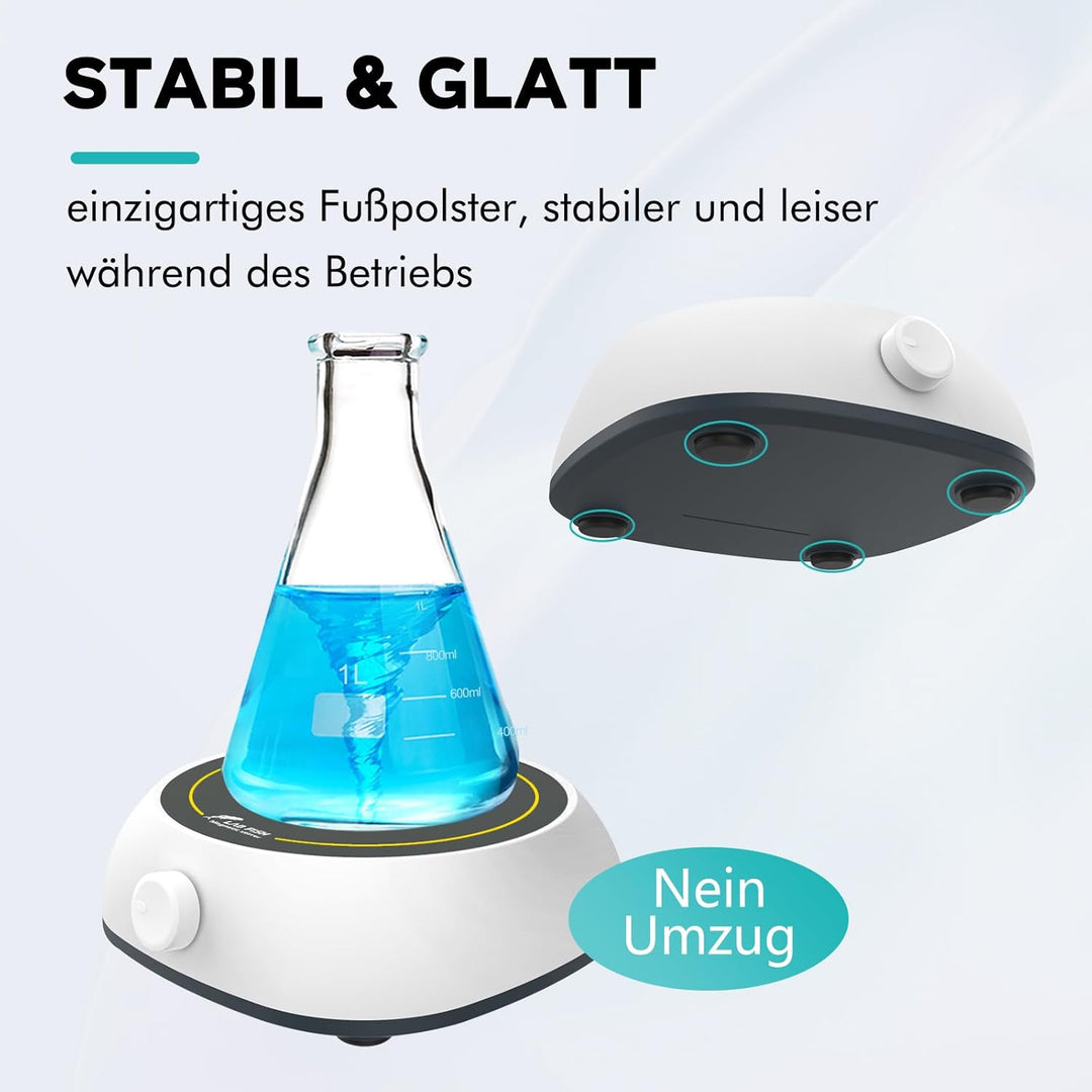 LABFISH Magnetrührer Labor 200-2000PRM labormagnetrührer Max Stirring 3000ml Kapazität magnetmischer