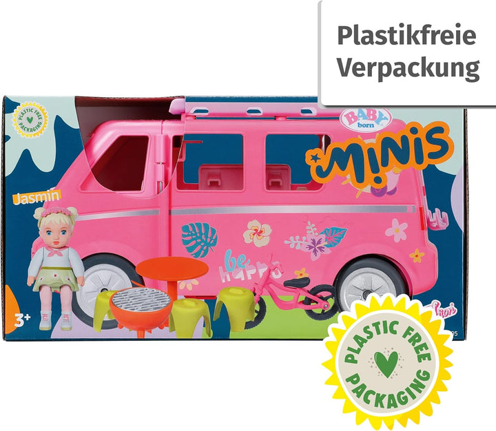 BABY Born ZAPF Creation Spielfahrzeug Minis - Campervan mit Jasmin Single, Single