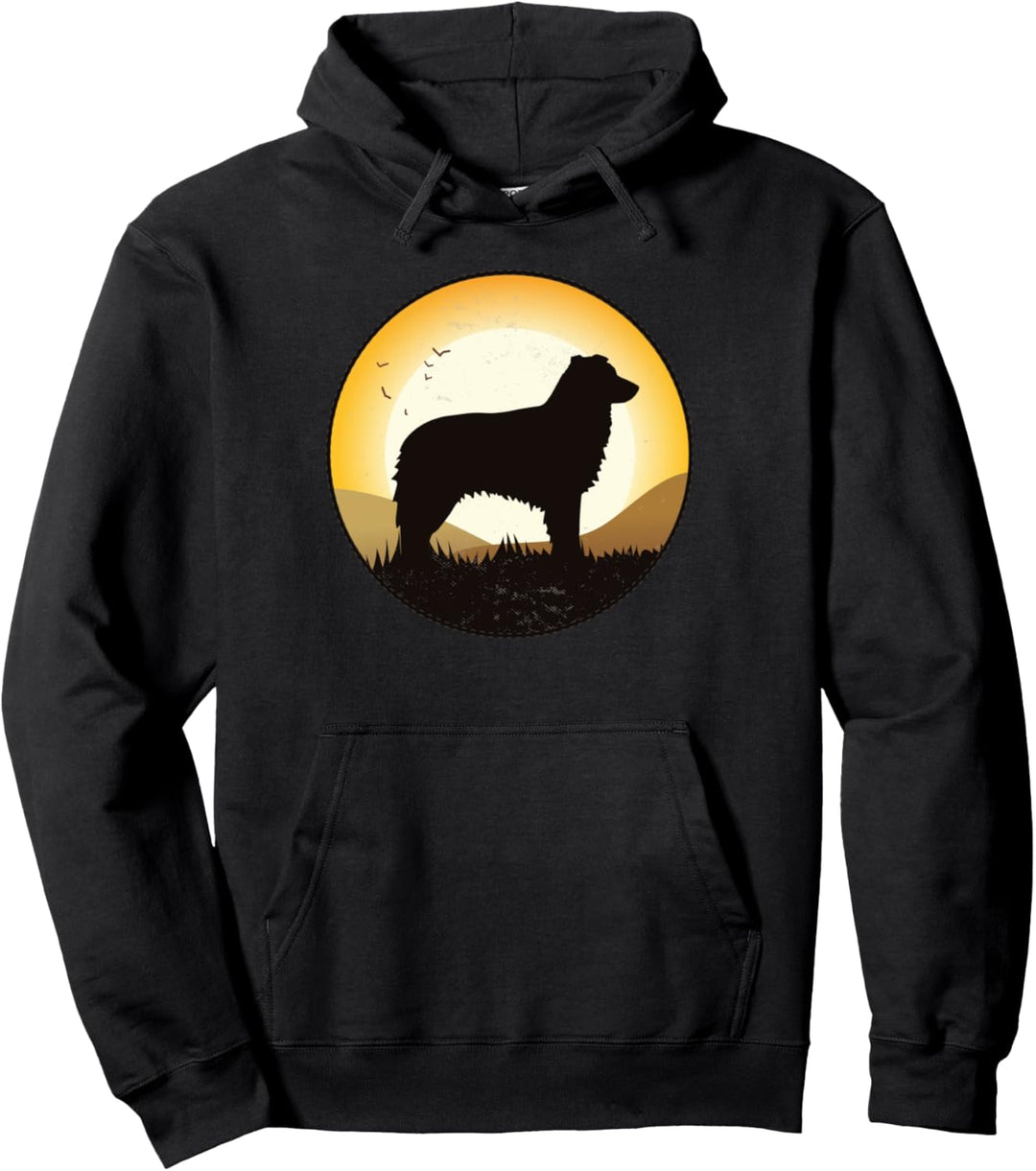 Australian Shepherd Retro Pullover Hoodie