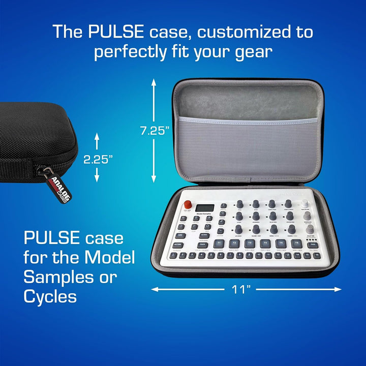 Analog Cases Pulse Case für Elektron Model Samples oder vergleichbare Drum Machine (Transporttasche