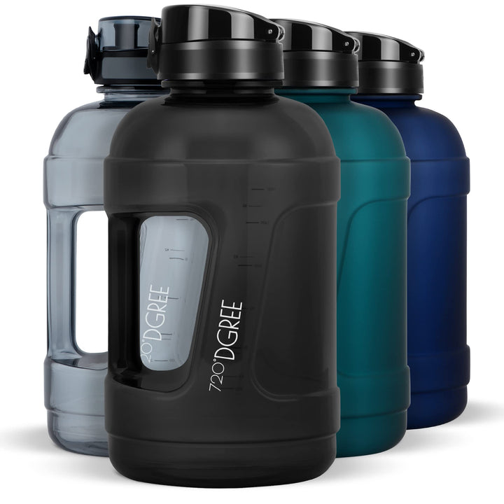 720°DGREE Fitness Trinkflasche mit Griff “uberBottle Jug“ - 2300ml - BPA-Frei, Auslaufsicher - Gross