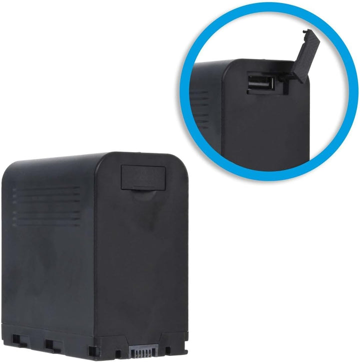 Akku-King Akku kompatibel mit JVC SSL-JVC50 - Li-Ion 7800mAh - für GY-HM200, GY-HM600, GY-HM650 - mi
