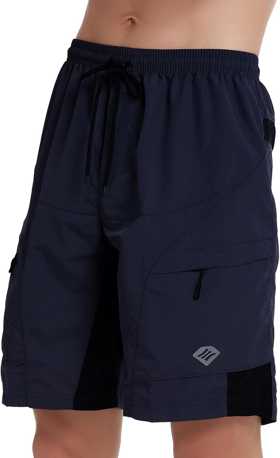 Santic Radlerhose für Herren, Radlerhose, MTB, Rennrad, mit gepolstertem Höschen, für Herren – Boden