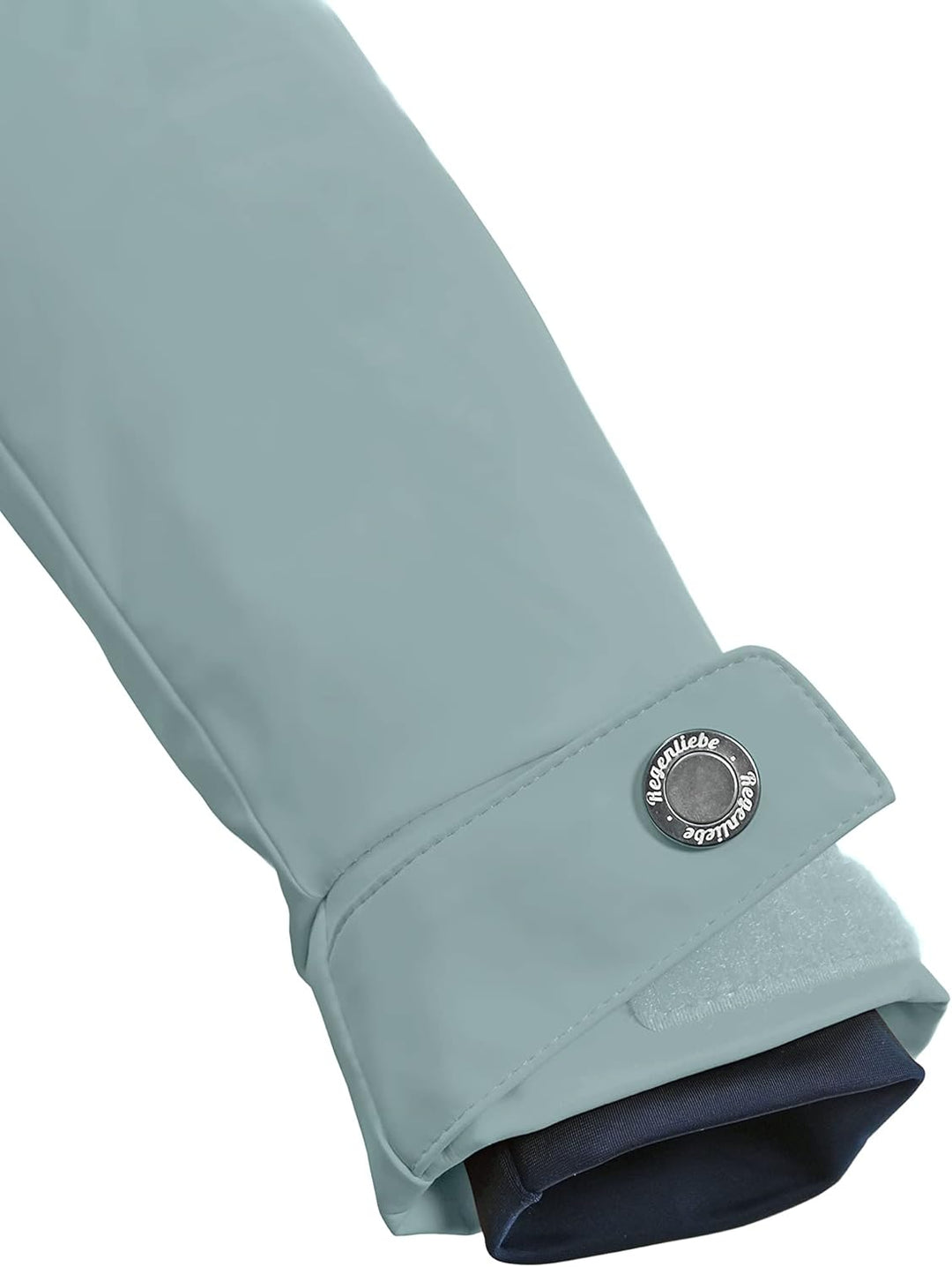 Regenliebe Damen Regenmantel wasserdicht Friesennerz mit Teddyfleece gefüttert 36 hellblau, 36 hellb