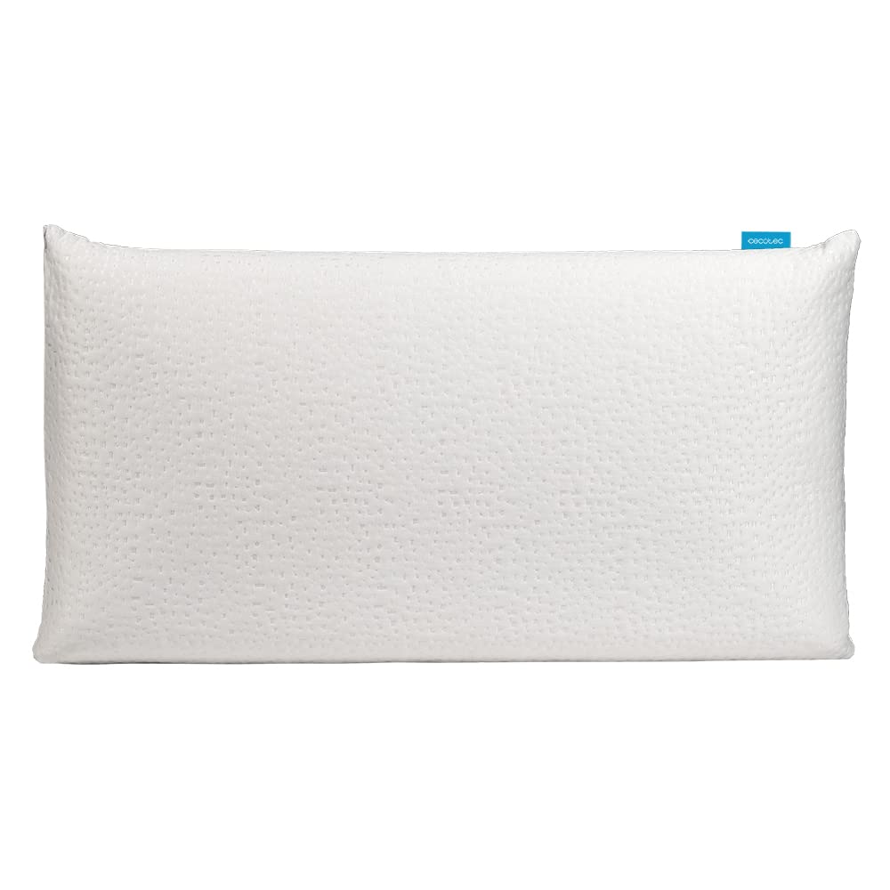 Cecotec Almohada Flow PureAdapt 135 cm. 100% Viscoelástica, Firmeza Medio-Alta, Máxima Adaptabilidad