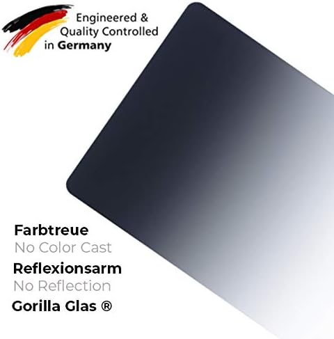 Rollei F:X Pro Verlaufsfilter Soft GND 8 I 100mm Rechteckfilter aus Gorilla-Glas mit Luminance Coati