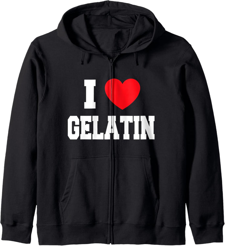 I Love Gelatin Kapuzenjacke