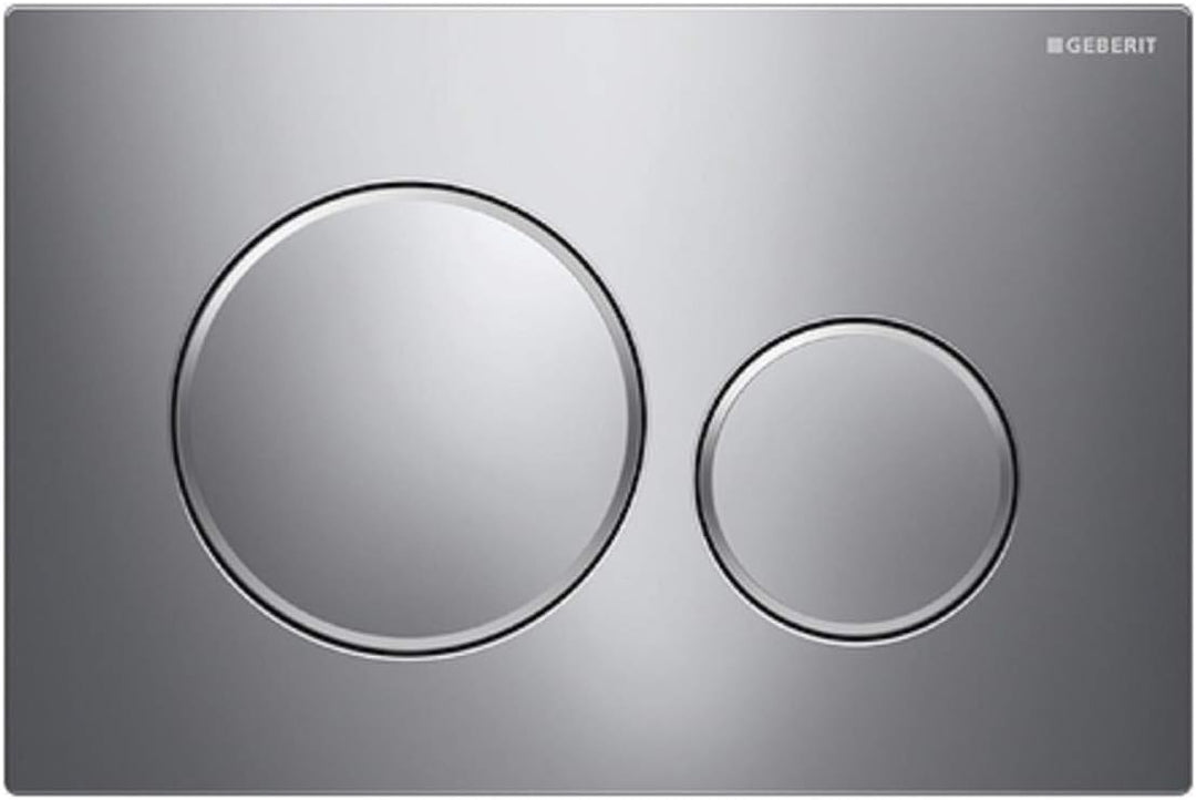 Geberit 115.882.KN.1 115882KN1 Sigma 20 Betätigungsplatte, Hochglanz-verchromt/mattchrom, Seidenglan