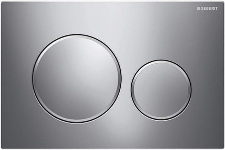 Geberit 115.882.KN.1 115882KN1 Sigma 20 Betätigungsplatte, Hochglanz-verchromt/mattchrom, Seidenglan