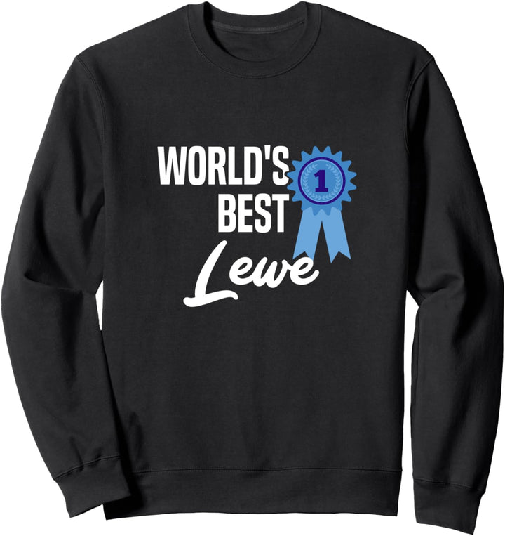 World's Best Lewe Name Personalisiertes Sweatshirt