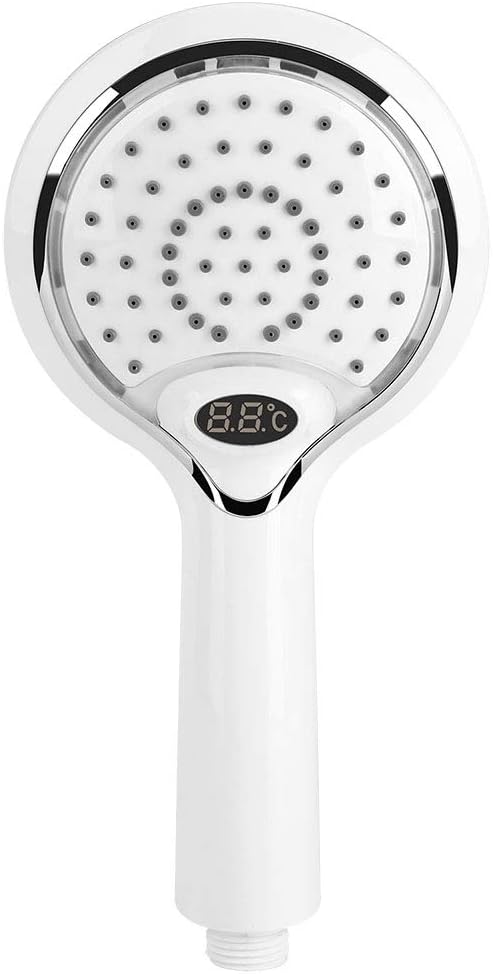 Handheld-Badezimmer-Duschkopf, digitale Temperaturanzeige, 3 Farben, LED für Badezimmer
