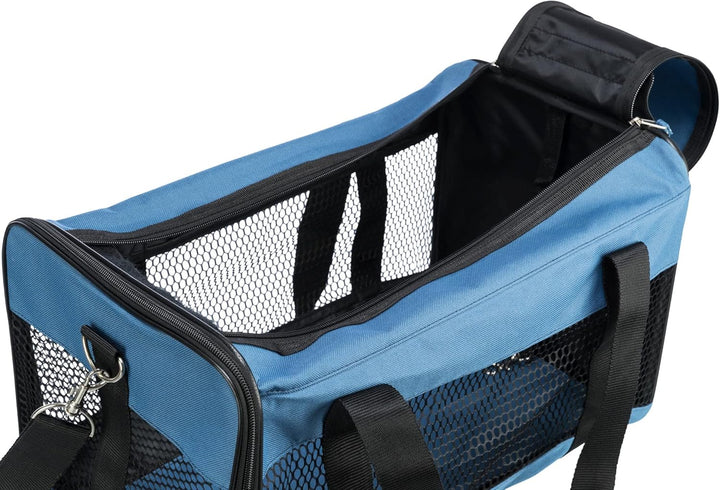 TRIXIE Tasche Ryan Für Hunde, Reisetasche, 26 × 27 × 47 cm, Blau - 28864