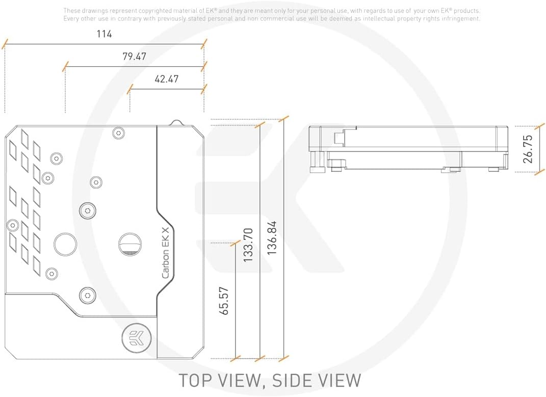 EK Water Blocks EK-Quantum Momentum, Intel MPG Z590 Gaming Carbon - EK X Edition - Sockel 1200