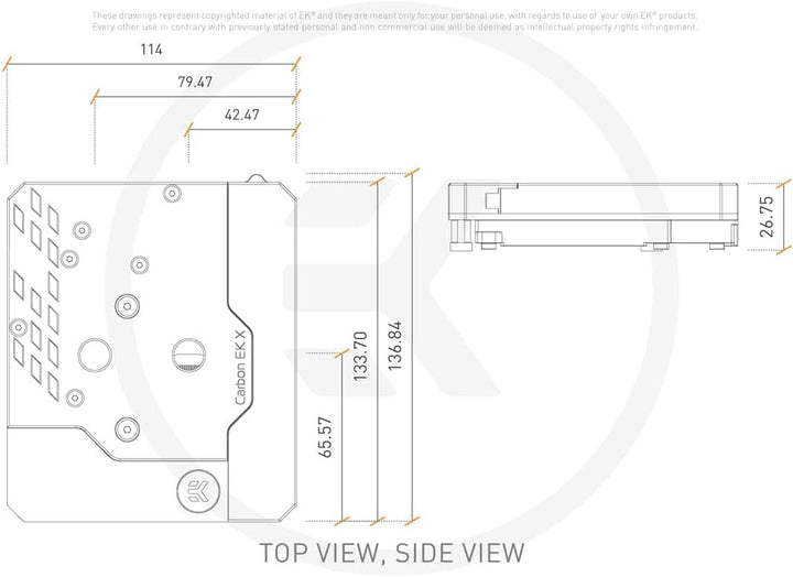 EK Water Blocks EK-Quantum Momentum, Intel MPG Z590 Gaming Carbon - EK X Edition - Sockel 1200