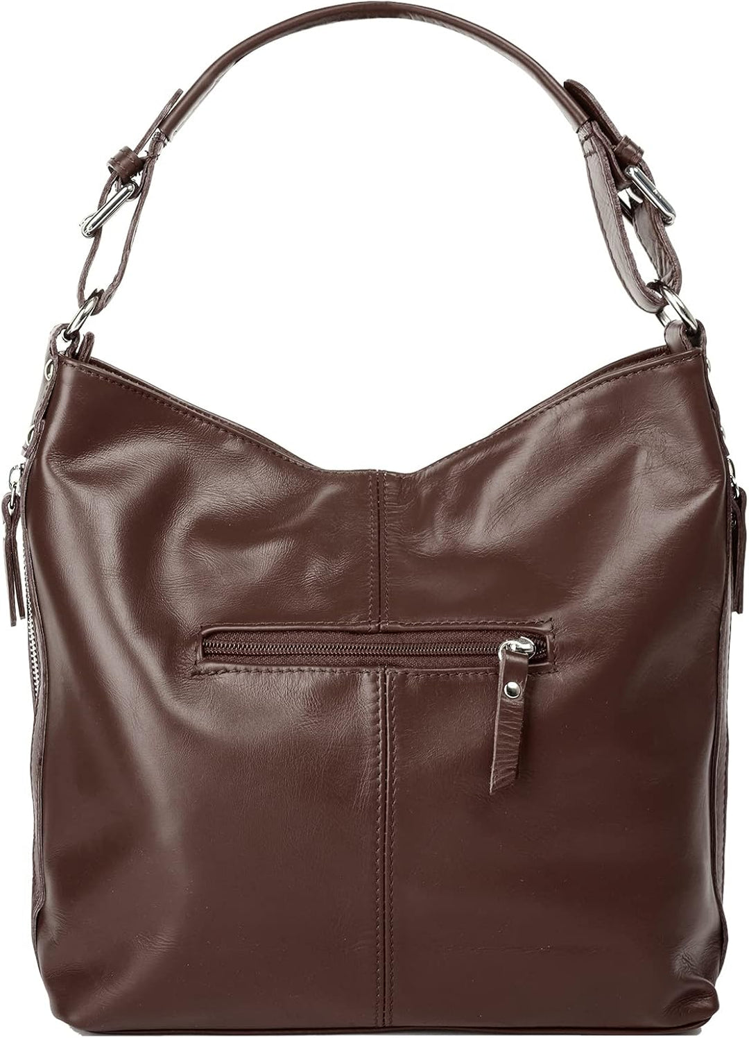 Samantha Look Handtasche Echt Leder Damen | Made in Italy, elegante Schultertasche, Umhängetasche au