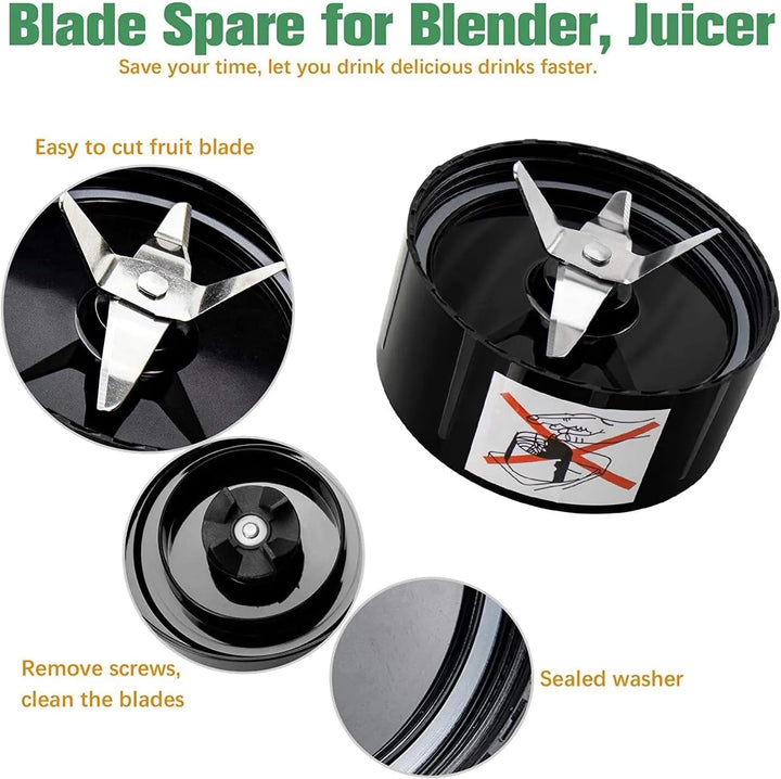 Magic Bullet Cross Blade, Ersatzteile für Cross Blade mit Dichtungen für Magic Bullet 1001 Blender
