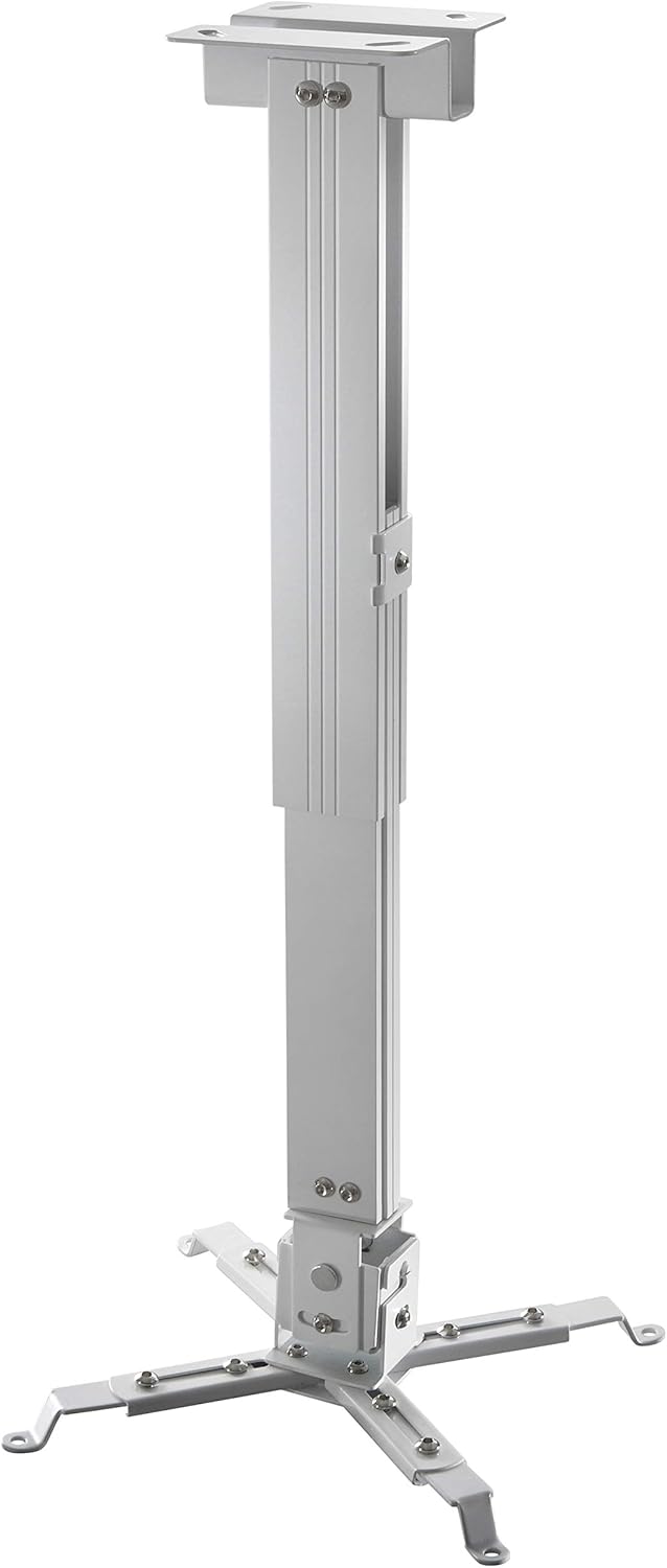 celexon universal Beamer-Decken-Halterung MultiCel4070W weiss | neigbarer, schwenkbarer & höhenverst